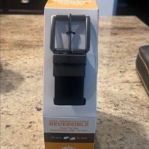 Timberland Black and Brown Reversible Belt